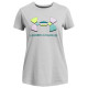 Under Armour Παιδική κοντομάνικη μπλούζα Girls' Colorblock Big Logo SS T-Shirt